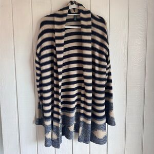 Lauren Ralph Lauren Knit Striped Cardigan